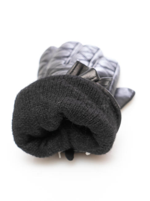 guanto trapuntato  Noir - Gants