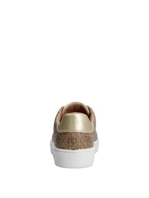 BECKIE LOGO  Baskets Beige / Marron - Chaussures Femme