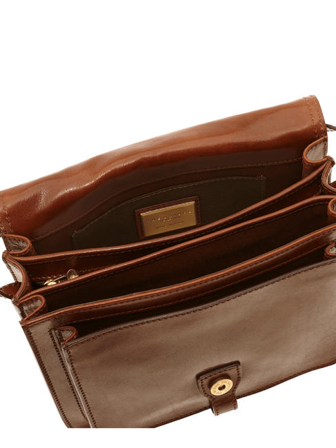 STORY Sac à bandoulière en cuir MARRON - Sacs pour Femme