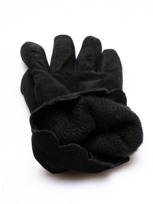 guanto corto guanti camoscio  Noir - Gants