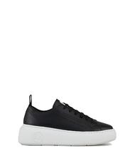 ARMANI EXCHANGE SUPER ACTION Baskets en cuir avec plateforme - Chaussures Femme