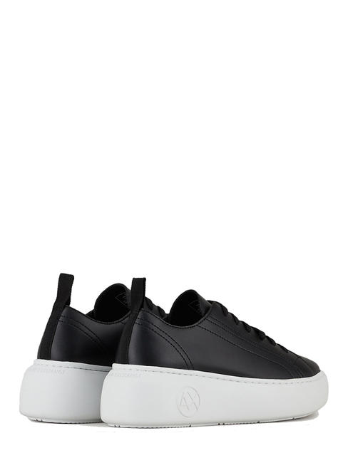 SUPER ACTION Baskets en cuir avec plateforme Noir / noir - Chaussures Femme