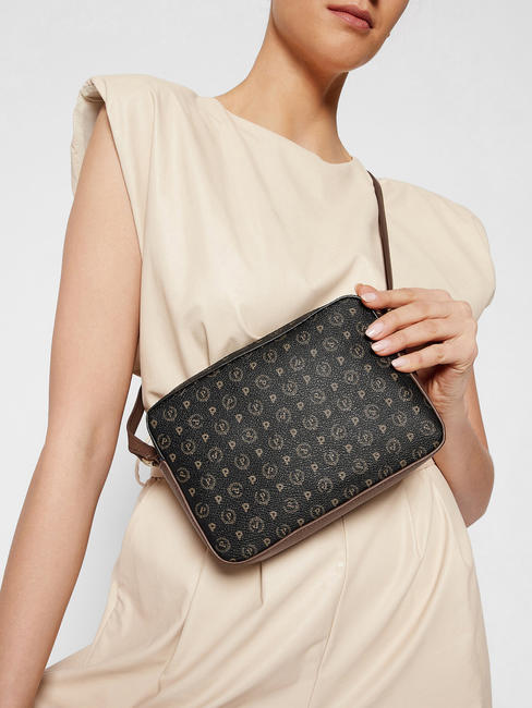 Tapiro Sac bandoulière brun noir - Sacs pour Femme