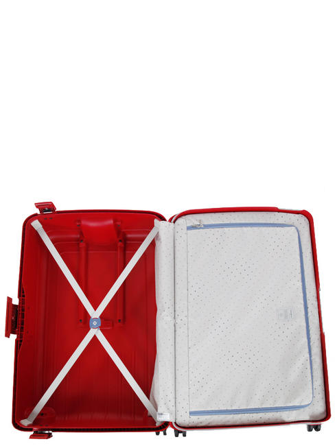 Valise Ligne S'CURE, taille extra-large rouge crismond - Valises Rigides