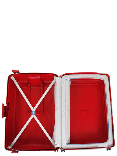 Valise Ligne S'CURE, taille extra-large rouge crismond - Valises Rigides