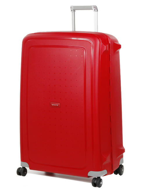 Valise Ligne S'CURE, taille extra-large rouge crismond - Valises Rigides