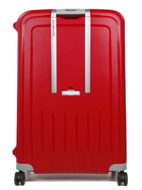 Valise Ligne S'CURE, taille extra-large rouge crismond - Valises Rigides