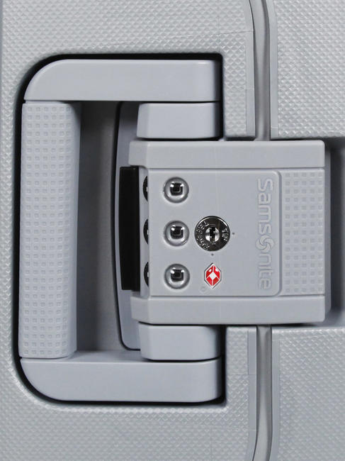 Valise Ligne S'CURE, valise cabine ARGENT - Valises cabine