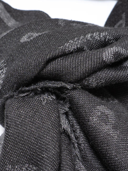 JAQUARD Foulard noir - Écharpes