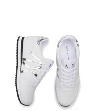 ARMANI EXCHANGE RIO Baskets whi / argent - Chaussures Femme - 5