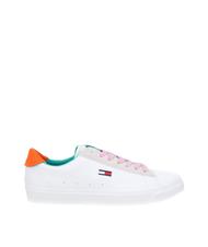 TOMMY HILFIGER   Baskets basses &eacute;crue - Chaussures Femme - 2
