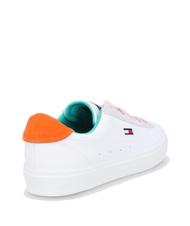 TOMMY HILFIGER   Baskets basses &eacute;crue - Chaussures Femme - 3