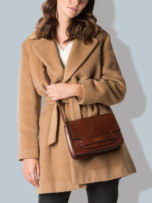 LUCREZIA Mini sac porté épaule MARRON - Sacs pour Femme