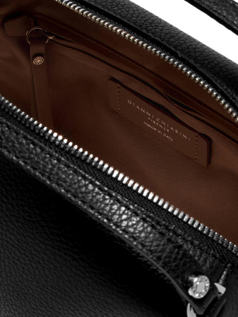 ALIFA Sac avec bandouli&egrave;re en cuir Noir - Sacs pour Femme