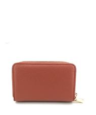 COCCINELLE METALLIC SOFT Portefeuille moyen zipp&eacute; en cuir cannelle - Portefeuilles Femme - 2