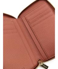 COCCINELLE METALLIC SOFT Portefeuille moyen zipp&eacute; en cuir cannelle - Portefeuilles Femme - 3