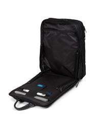 PIQUADRO TRAKAI Sac à dos fastcheck extensible, support pc 15,6" Noir - Sacs à dos pour ordinateur portable - 5