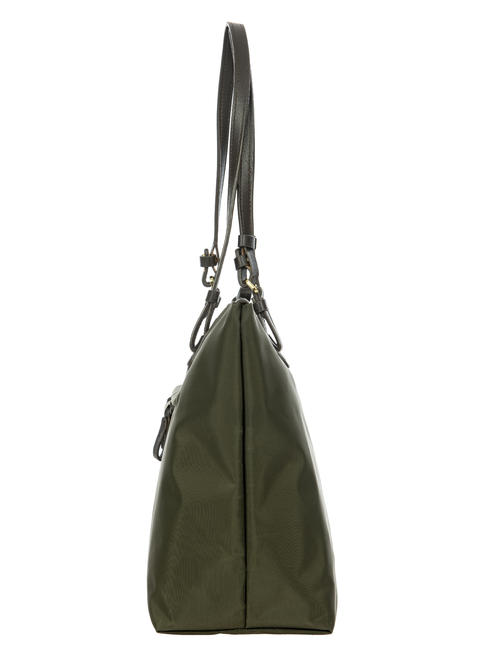 X-Bag Sac à bandoulière olive / marron foncé - Sacs pour Femme