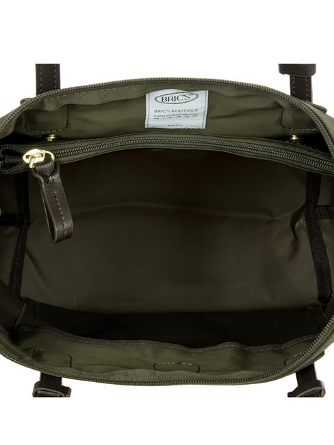 X-Bag Sac à bandoulière olive / marron foncé - Sacs pour Femme