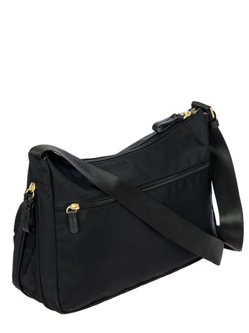 X-BAG Sac &agrave; bandouli&egrave;re, extensible noir noir - Sacs pour Femme