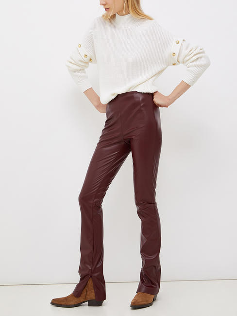   Pull col montant avec clous bilana - Chandails pour femmes