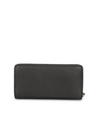 TOSCA BLU BASIC Grand portefeuille zipp&eacute; en cuir Noir - Portefeuilles Femme - 4
