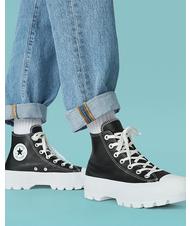 CONVERSE CHUCK TAYLOR ALL STAR LUGGED HIGH Bottines en cuir blwhwhi - Chaussures unisexe - 5