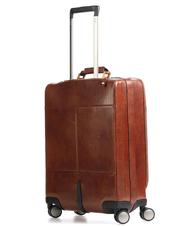 THE BRIDGE STORY Chariot à bagages à main, en cuir MARRON - Valises cabine - 5