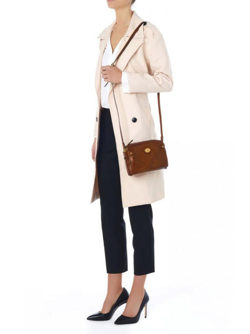 STORY Mini sac porté épaule en cuir MARRON - Sacs pour Femme