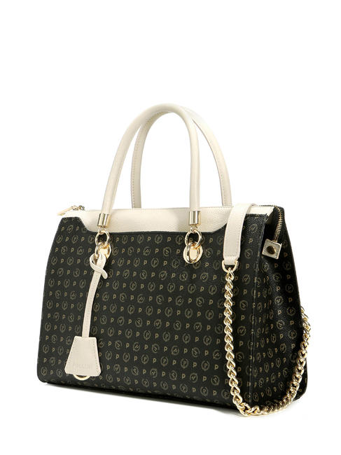 Heritage Classic Sac cabas &agrave; main, avec bandouli&egrave;re Noir / Ivoire - Sacs pour Femme