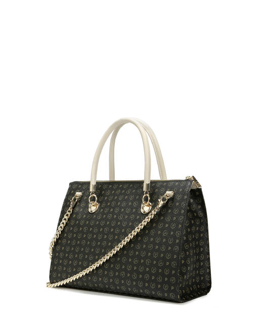 Heritage Classic Sac cabas &agrave; main, avec bandouli&egrave;re Noir / Ivoire - Sacs pour Femme