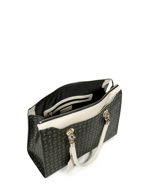 Heritage Classic Sac cabas &agrave; main, avec bandouli&egrave;re Noir / Ivoire - Sacs pour Femme
