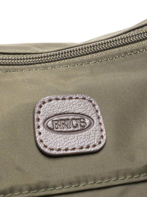 X-BAG S sac d'épaule olive / marron foncé - Sacs pour Femme