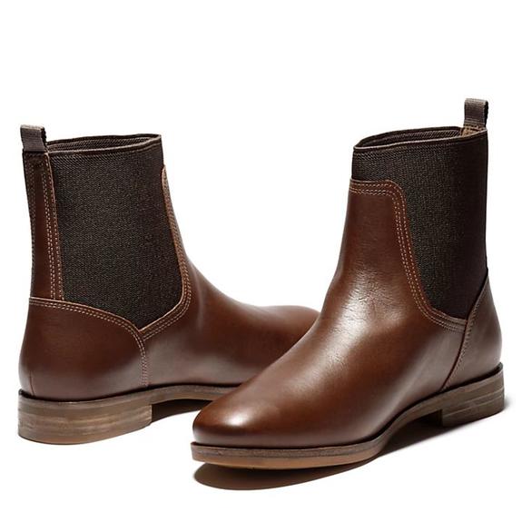 SOMERS FALLS bottines chelsea Noisette - Chaussures Femme