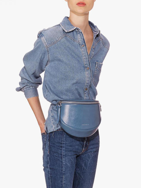 BLACKIE Azalea Mini sac bandouli&egrave;re / pochette en cuir jeans - Sacs pour Femme