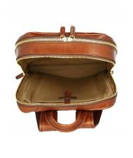 THE BRIDGE VESPUCCI Sac à dos pour ordinateur portable en cuir MARRON - Sacs à dos pour ordinateur portable - 4