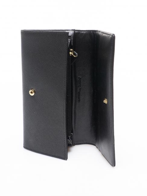 SAFFI Porte-feuille en cuire Noir - Sacs pour Femme