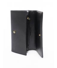BRACCIALINI SAFFI Porte-feuille en cuire Noir - Sacs pour Femme - 2