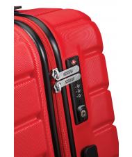 AMERICAN TOURISTER SMARTFLY 24IN Chariot moyen rouge - Valises Rigides - 4