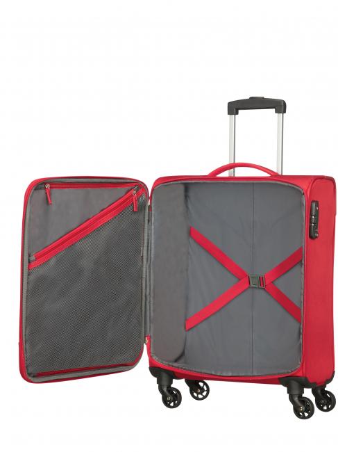 SMARTFLY 19IN Chariot &agrave; bagages semi-rigide rouge - Valises cabine