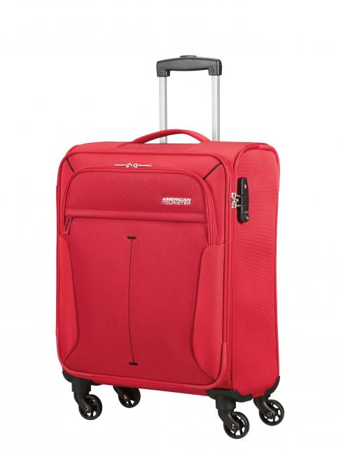 SMARTFLY 19IN Chariot &agrave; bagages semi-rigide rouge - Valises cabine
