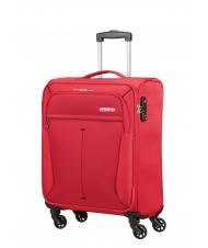 AMERICAN TOURISTER SMARTFLY 19IN Chariot &agrave; bagages semi-rigide rouge - Valises cabine - 3