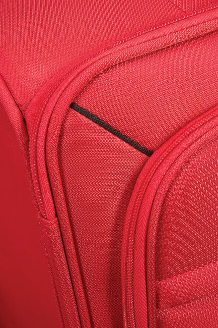 SMARTFLY 19IN Chariot &agrave; bagages semi-rigide rouge - Valises cabine