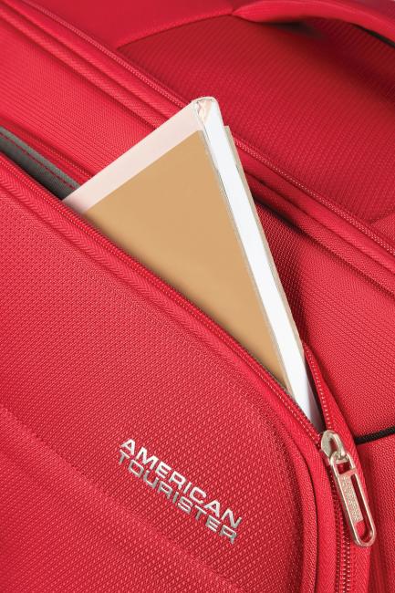 SMARTFLY 19IN Chariot &agrave; bagages semi-rigide rouge - Valises cabine