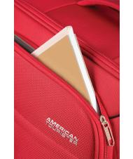 AMERICAN TOURISTER SMARTFLY 19IN Chariot &agrave; bagages semi-rigide rouge - Valises cabine - 7