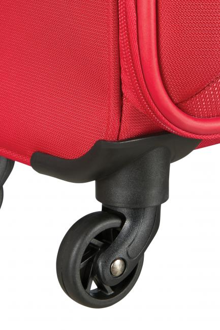 SMARTFLY 19IN Chariot &agrave; bagages semi-rigide rouge - Valises cabine