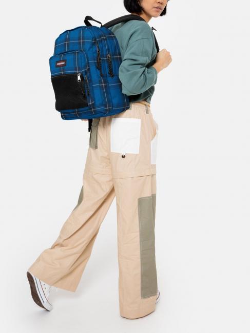 PINNACLE Sac &agrave; dos bleu &agrave; carreaux - Sacs &agrave; dos pour l'&Eacute;cole & les Loisirs