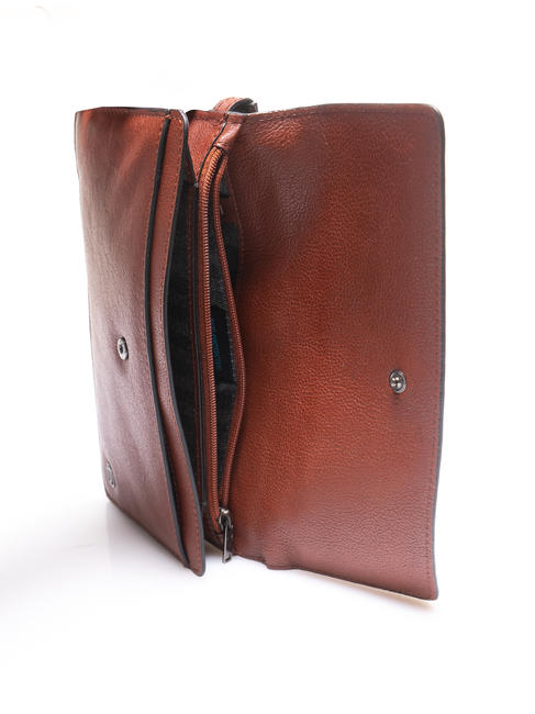 CAMPIONARIO - BLACK SQUARE Pochette &agrave; revers, en cuir CUIR - &Eacute;tui pour tablette & Organiseur