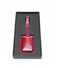 PIQUADRO CAMPIONARIO - BLUE SQUARE Balise d'adresse ROUGE - Accessoires Voyage - 3