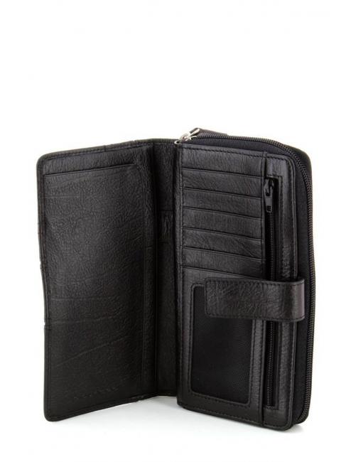 Porte-monnaie Ligne VIBE, cuir Noir - Portefeuilles Femme